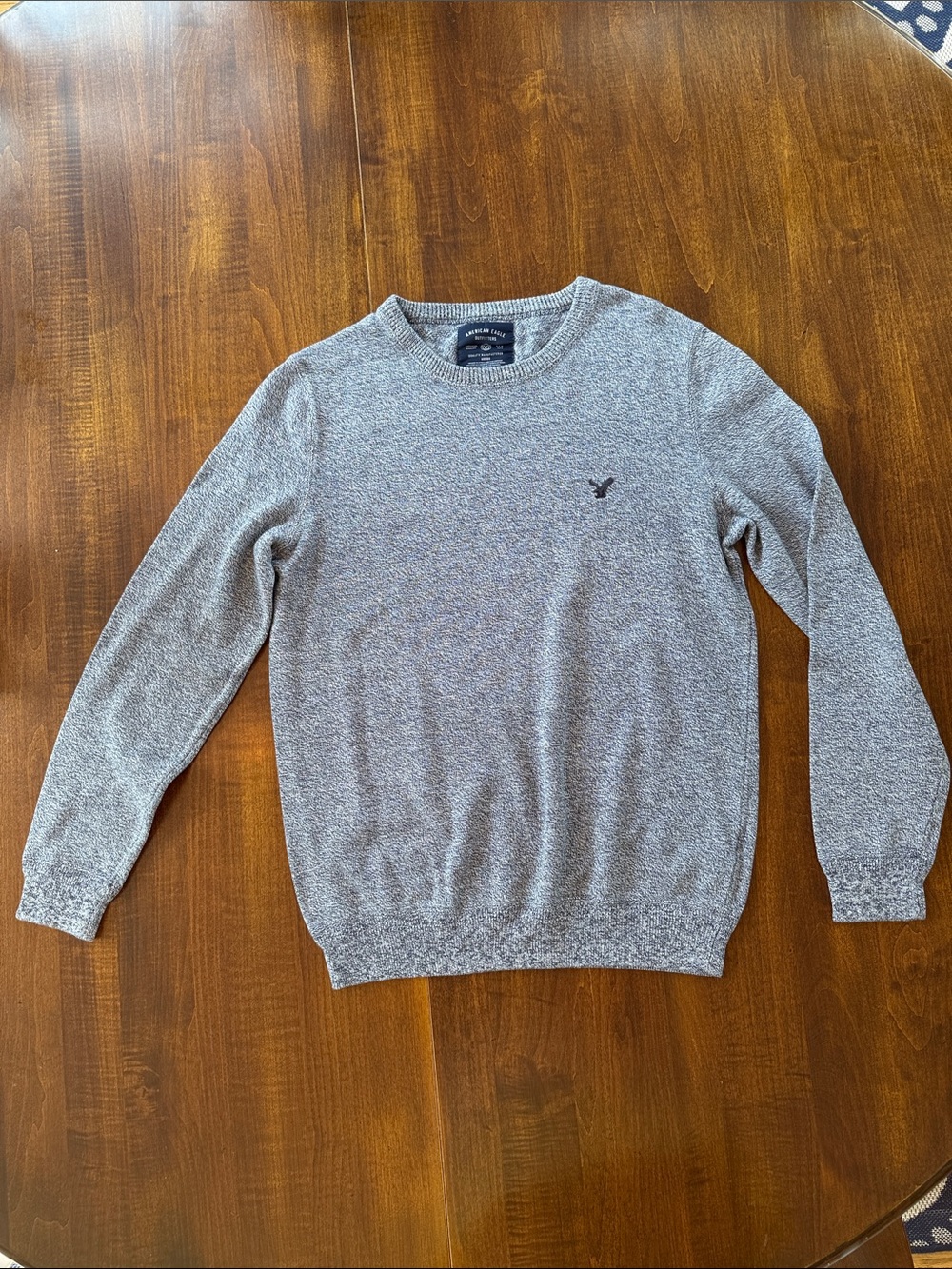 American Eagle Outfitters Gray Heather Men’s Crewneck Sweater -100% Cotton